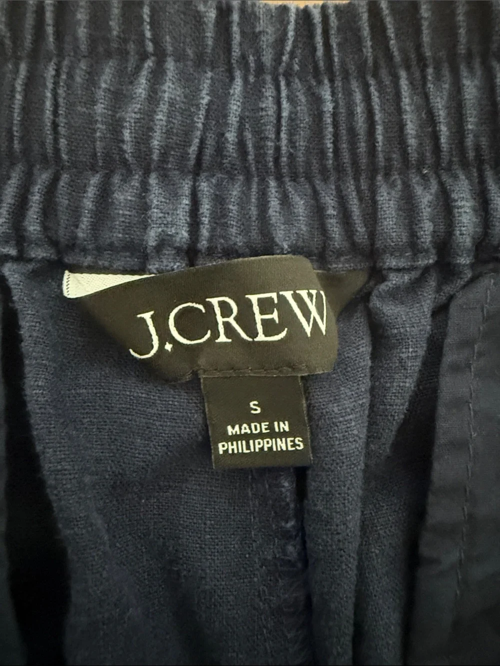 J. Crew Navy Women's Elastic-Waist shorts